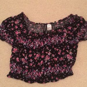 Floral crop top